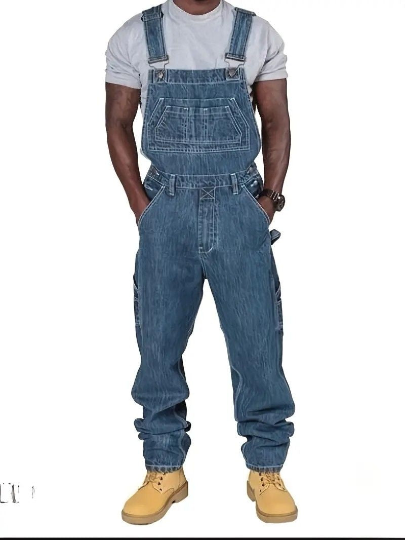Men's denim overalls L165