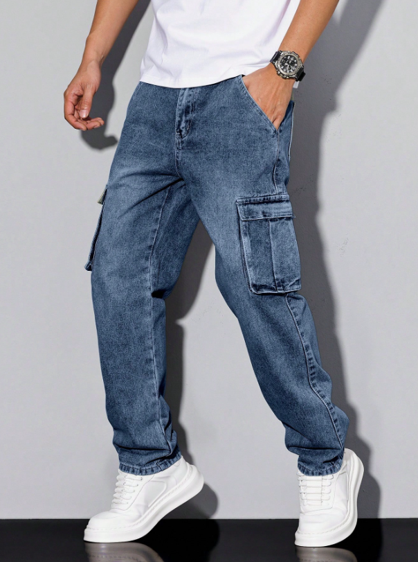 Men's Plus-Size Jeans S143