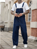 Men's denim overalls L166