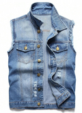 Men's sleeveless denim vest jacket MY252