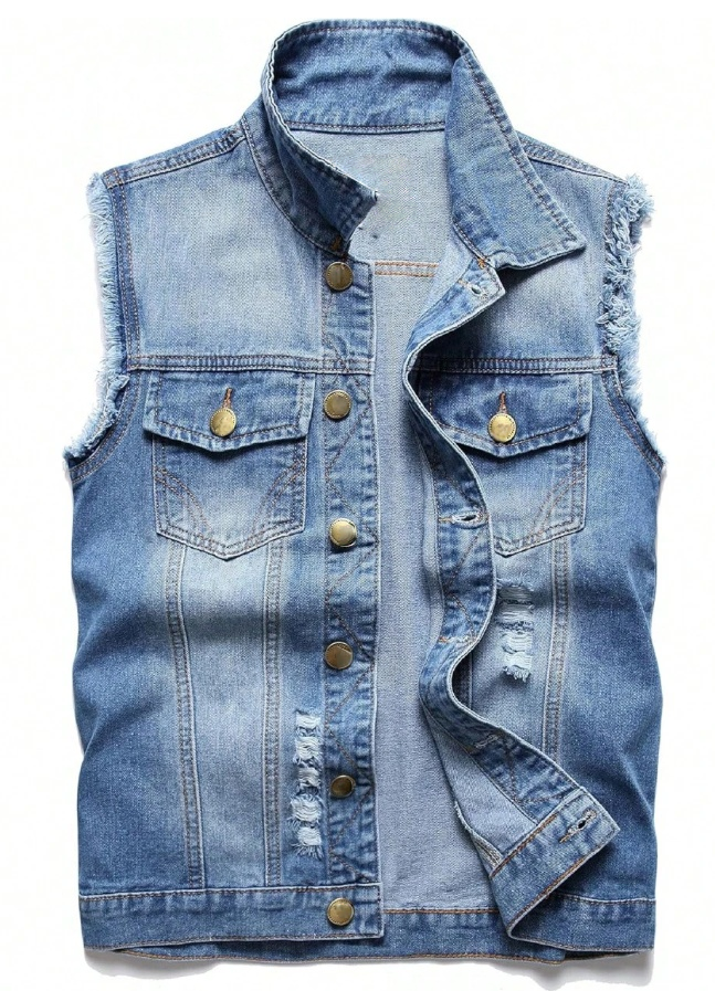 Men's sleeveless denim vest jacket MY252