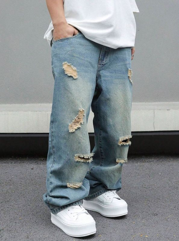 Men's Plus-Size Jeans S306