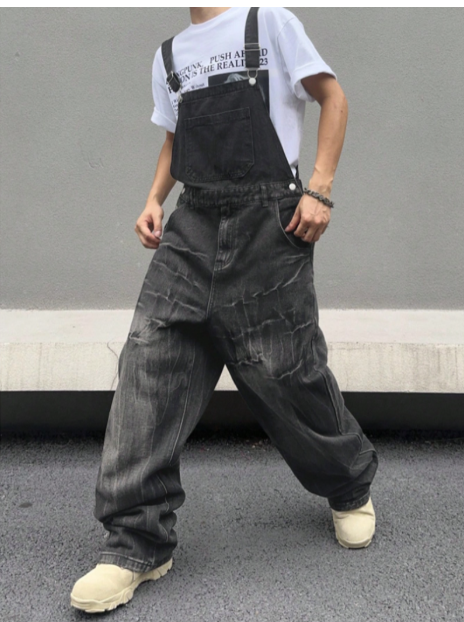 Men's denim overalls L167