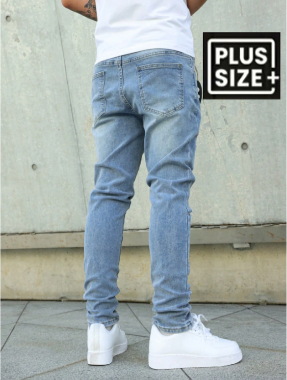 Men's Plus-Size Jeans S138