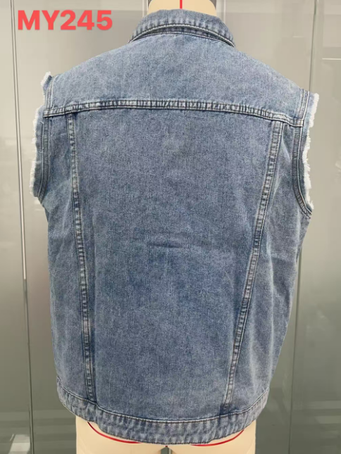 Men's sleeveless denim vest jacket MY245
