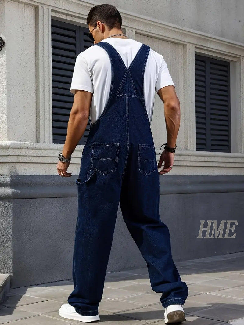 Men's denim overalls L164