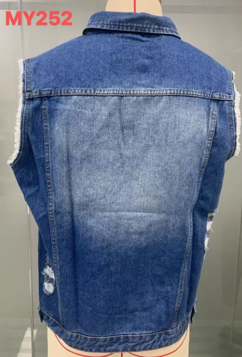 Men's sleeveless denim vest jacket MY252